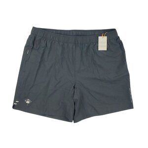 NWT Peter Millar Crown Sport Swift Performance Shorts Men XL Black Golf Running